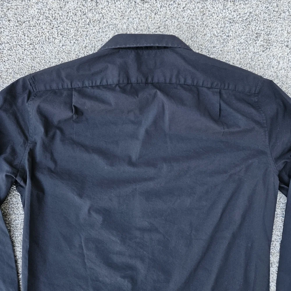 J. Crew Slim Fit Stretch Performance Black Button Down Shirt Men's Size Medium